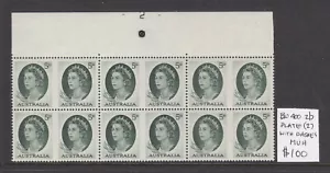 5d QEII PLATE -2- BLOCK OF 12 IMPERF PAIRS, BW400 zb MUH. AND SCARCE!! - Bild 1 von 1