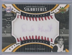 Dick Groat 2007 Upper Deck Sweet Spot Classic Signatures Auto #/125