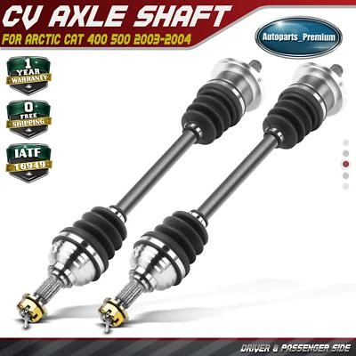 2x Conjunto de eje CV delantero o trasero izquierdo y derecho para Arctic Cat 400 500 4x4 03-04 Foto 1 de 4