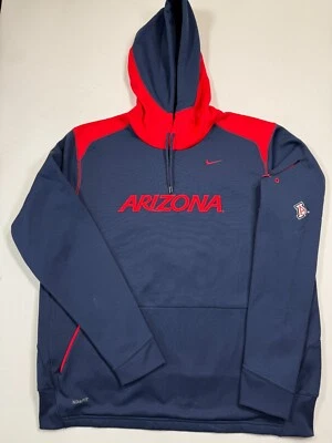 Nike Arizona Wildcats Hoodie Mens Small Blue Red Sweatshirt Pullover NCAA Logo - Image 1 of 4