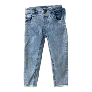 Girl’s Size 2T Denim Jeans Granimals Blue Stone Wash Skinny Pockets - Picture 1 of 4