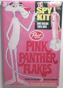 Pink Panther Flakes Vintage Cereal Box 2"x3" Fridge or Locker MAGNET Retro 80's