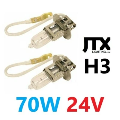 1 pr 24V H3 Globes bulb 70W - Narva 175 Ultima ARB IPF 800 900 flood spot light - Image 1 of 4