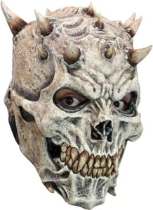 Spikes Skeleton Latex Mask Skull Fancy Dress Halloween Adult Costume Accessory - Picture 1 of 1