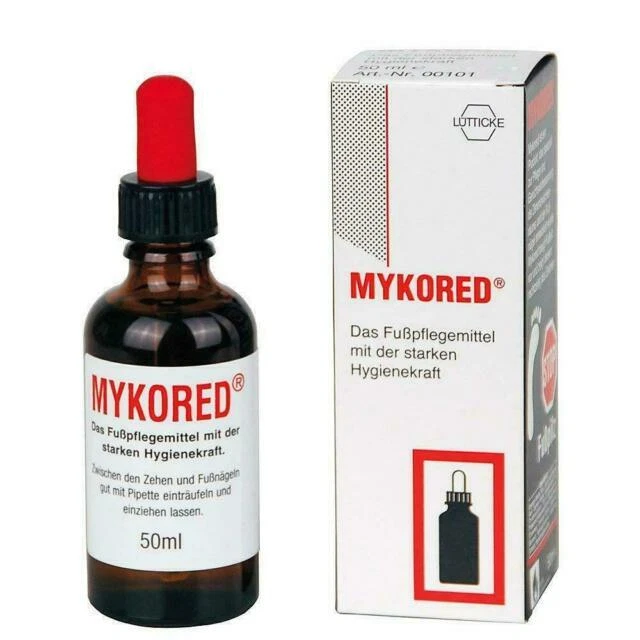 Mykored Nail Tincture Pippete Dropper 50ml - Safe & Painless Fungal Treatment