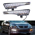 LED DRL Fit For Nissan Altima Teana 13-15 Daytime Running Lights w/ Turn Signal