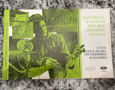 Vintage Ford 1978 LTD II, Cougar XR7, Thunderbird e Ranchero EVT Manual - Imagem 1 de 4