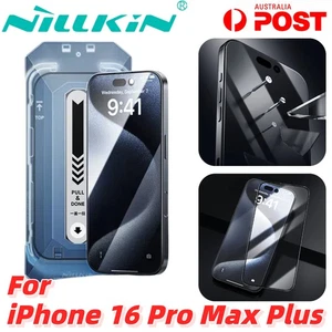 NILLKIN Phone Screen Protector Tempered Privacy Glass For iPhone 16 Pro Max Plus - Picture 1 of 12