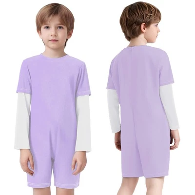 Niños Niñas Niños Necesidades Especiales Adaptativo Anti-Tiras Bloque de Color Manga Larga Foto 1 de 3