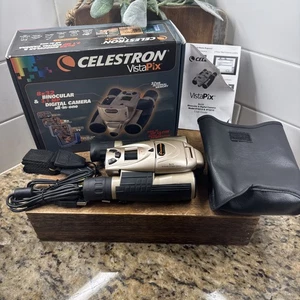 Celestron VistaPix 8x22 Binoculars & Digital Camera all-in-one Model #72214 NEW - Picture 1 of 5