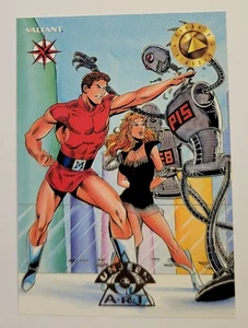 1993 Valiant Era Unseen Art Card #U1 Upper Deck Vintage Foil Art Magnus Leeja - Picture 1 of 3