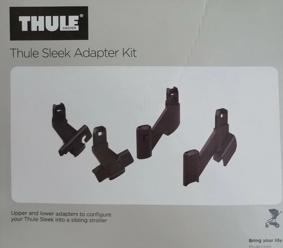 Kit adaptador elegante Pottery Barn Kids Thule moisés hermano/asiento de coche 11000326 nuevo en caja Foto 1 de 1