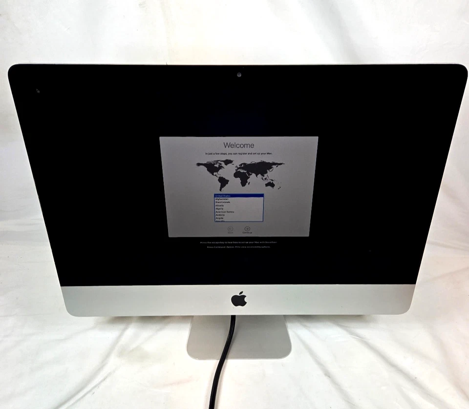 Apple imac 21.5" 2013 A1418 i3 4GB RAM 240GB SSD MacOS Catalina - Image 1 of 2