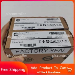 New Sealed Allen-Bradley 1769-OB16 AB CompactLogix 16 Pt 24VDC D/O Module US - Picture 1 of 2