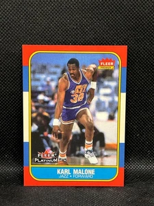 2001-02 Fleer Platinum 1986 15th Anniversary Reprint #2 Karl Malone - Bild 1 von 2