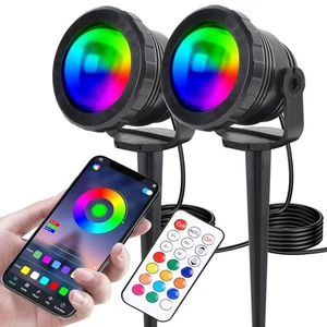 Outdoor Spot Lights, Smart APP & Remote Control Color Changing Landscape Ligh... - Picture 1 of 9