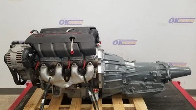 6.0 LS2 ENGINE WITH REMAN 4L60E AUTO TRANSMISSION 2007 C6 CORVETTE PULLOUT SWAP Foto 1 de 4