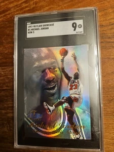 1997 Flair Showcase Jordan Row 3 SGC 9 - Bild 1 von 5