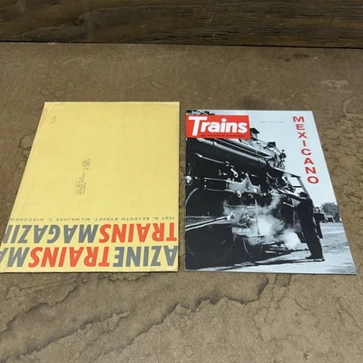 Trains Magazine Railroading May 1961 Rare Original Envelope HTF - Image 1 of 4
