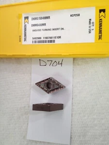 5 NEUE KENNAMETAL DNMG 432MR HARTMETALLEINSÄTZE 15 04 08MR. GR: KCP25B. USA {D704} - Bild 1 von 2
