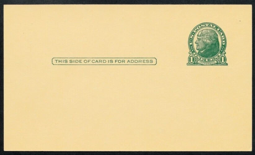 Postal Cards UX27 - brand new - no printing - Image 1 of 1