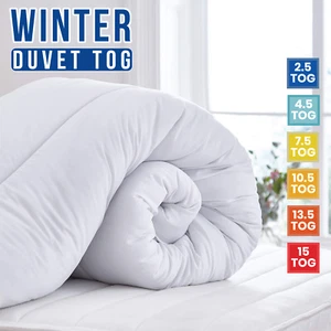 BEST HOTEL QUALITY DUVET QUILT SINGLE DOUBLE KING ALL SIZE 4.5 10.5 13.5 15 TOG - Picture 1 of 25
