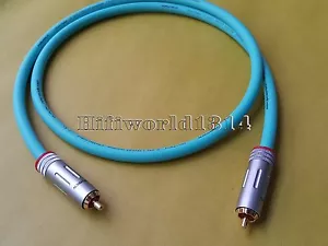 1x Furutech versilbertes μ-OFC RCA Digital Koaxial Audio Video Kabel - Bild 1 von 4