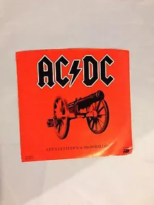 AC/DC Let's Get It Up b/w Snowballed - Picture 1 of 4