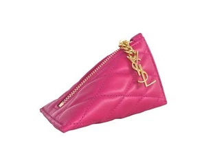 Yves Saint Laurent portachiavi in pelle 669925 1EL01 5620 fuxia - Bild 1 von 6