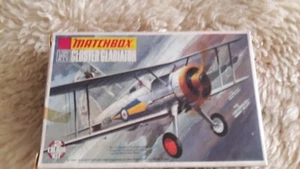 Gloster Gladiator MATCHBOX Pk-8 Kit 1:72 Vintage, box in good shape hard-to-find - Foto 1 di 7