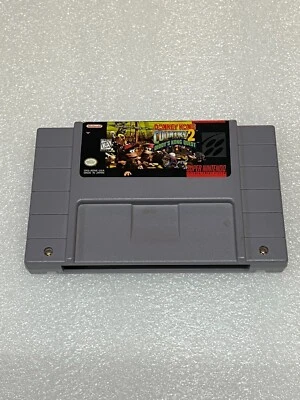 1995 Super Nintendo Donkey Kong 2 Diddy's Kong Quest SNES Tested Working - Image 1 of 2