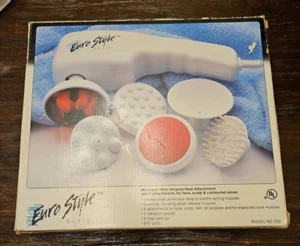 Euro Style Basic Infrared Heat Handheld Massager Model #030 Vintage - Picture 1 of 9