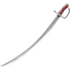 Cold Steel Polish Saber Fixed Sword 32" 1055 Steel Blade Wire Wrap/Stainless - Picture 1 of 4