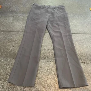 Vintage Wrangler USA Talon Herringbone Wrancher Pants Men 33 34x30 Gray 82682GZ - Picture 1 of 13