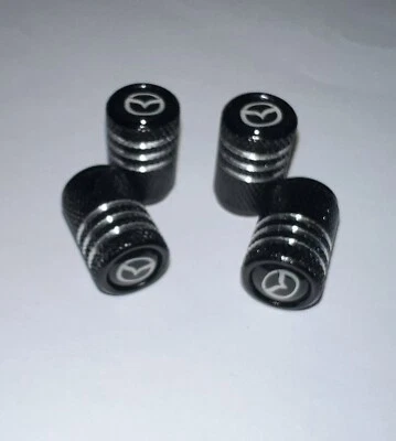 4PCS Metal Car Tire Valve Caps Valve Stem Cover Compatible Mazda - Image 1 of 2