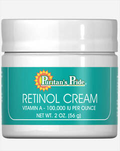 Puritan's Pride Retinol Cream (Vitamin A 100,000 IU Per Ounce) - 2 oz Cream