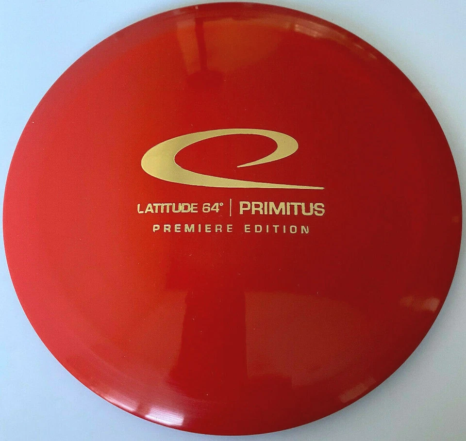 Latitude 64 Premiere Edition Disc Golf Primitus OOP- Red w/ Gold HS - 170-175g - Image 1 of 1