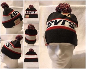 Levi’s Men’s Pom Pom Beanie - Picture 1 of 7