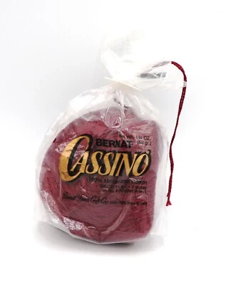 Bernat Cassino 4529B Unidad de 1 Madeja Granate (NO ROJA) Foto 1 de 4