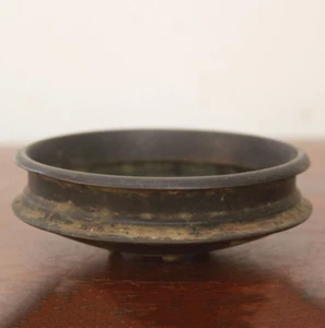 Antique Bowl Small Uruli Urli Flower Bowl Pot Vintage Home Garden Temple Vessel - Picture 1 of 6