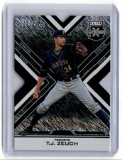 2016 Panini Elite Extra Edition Die Cut Black T.J. Zeuch RC 16/99 Toronto Blue