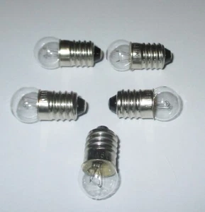 E10 Glühbirne 19V 100mA  klar (Kahlert 51903) -  5 Stück  NEU - Bild 1 von 1