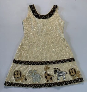 Little Attitudes Beaded Jungle Theme / Wild Wear Pageant Outfit Sz 6x - Picture 1 of 15