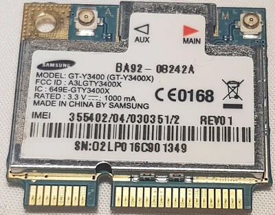 SAMSUNG GT-Y3400X, BA92-08242A, MODEM WWAN CARD, LAPTOP - Image 1 of 2