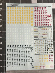 Kingdom of Bretonnia Transfer Sheet Warhammer Old World New Decals Fantasy - Picture 1 of 9