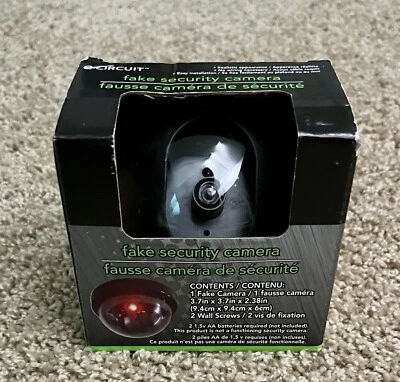 Ceiling/Wall Dummy Camara ( 1 ) Fake Security Camera with 2 Wall Screws *NEW* - Image 1 of 3