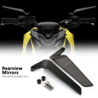360° rotation Side Rearview Wing Mirrors For Honda CB 750 CB750 HORNET 2023 - Image 1 of 4