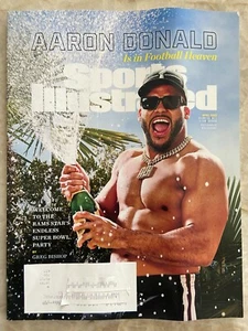 Sports Illustrated April 2022 Aaron Donald In Football Heaven LA RAMS NEW - Picture 1 of 1
