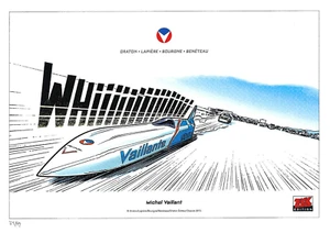 MICHEL VAILLANT SEASON 2 COLLECTORS EDITION VZA #1 lim.99 + PRINT PREFERRED EDITION - Picture 1 of 2