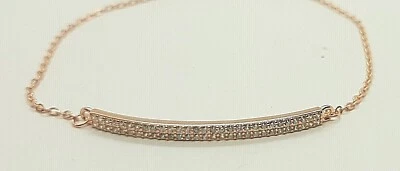 Bracciale  tennis  donna in argento Rosa 925/1000  CENTRALE ZIRCONI BIANCHI - Immagine 1 di 4